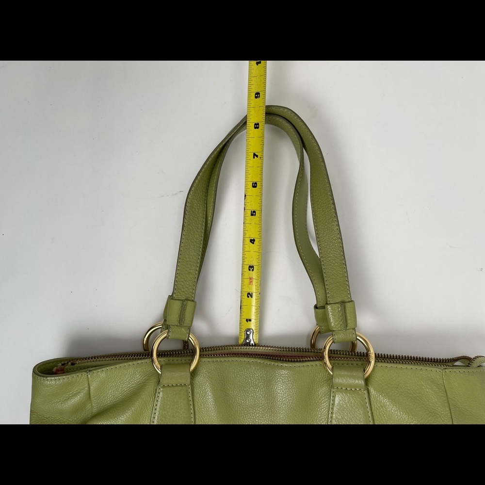 Sigrid Olsen Leather Shoulder Bag in Light Green - Picture 7 of 16